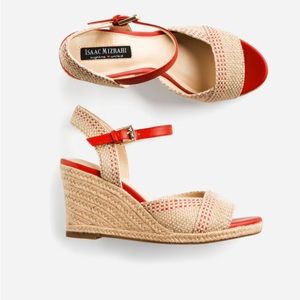 Violet and Red Micah Textured Wedge